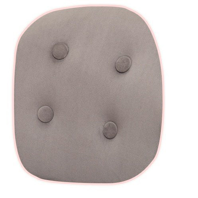 Buttoned Armchair with Basic Four Legs and Sloped Arms Chair