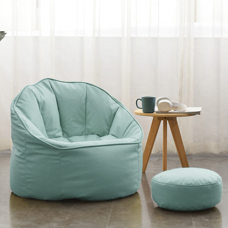 Sloped Arms Chair with Sewn Pillow Back and Storage for Apartment Chair
