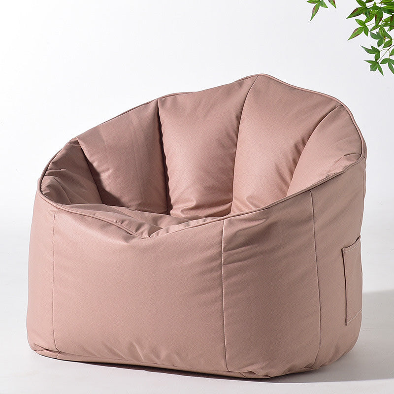 Sloped Arms Chair with Sewn Pillow Back and Storage for Apartment Chair