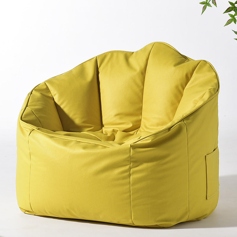 Sloped Arms Chair with Sewn Pillow Back and Storage for Apartment Chair