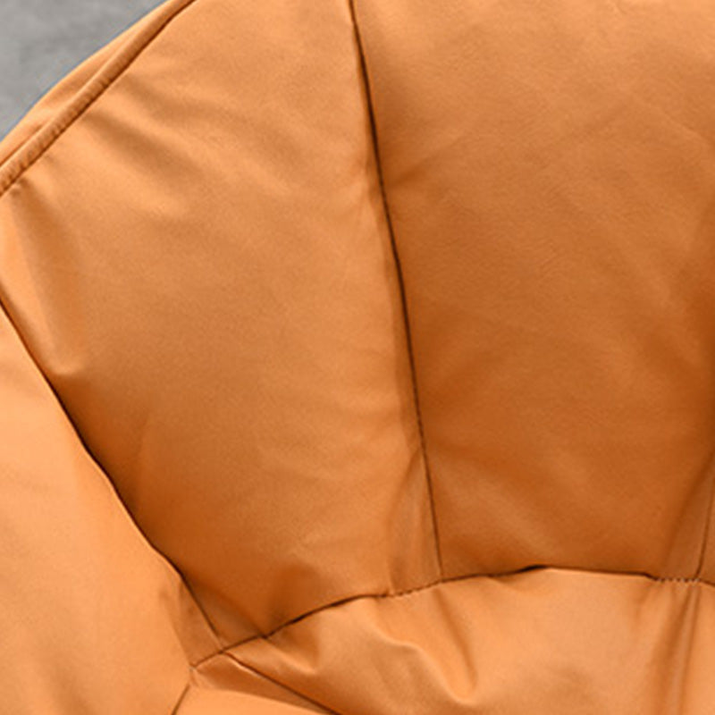 Sloped Arms Chair with Sewn Pillow Back and Storage for Apartment Chair