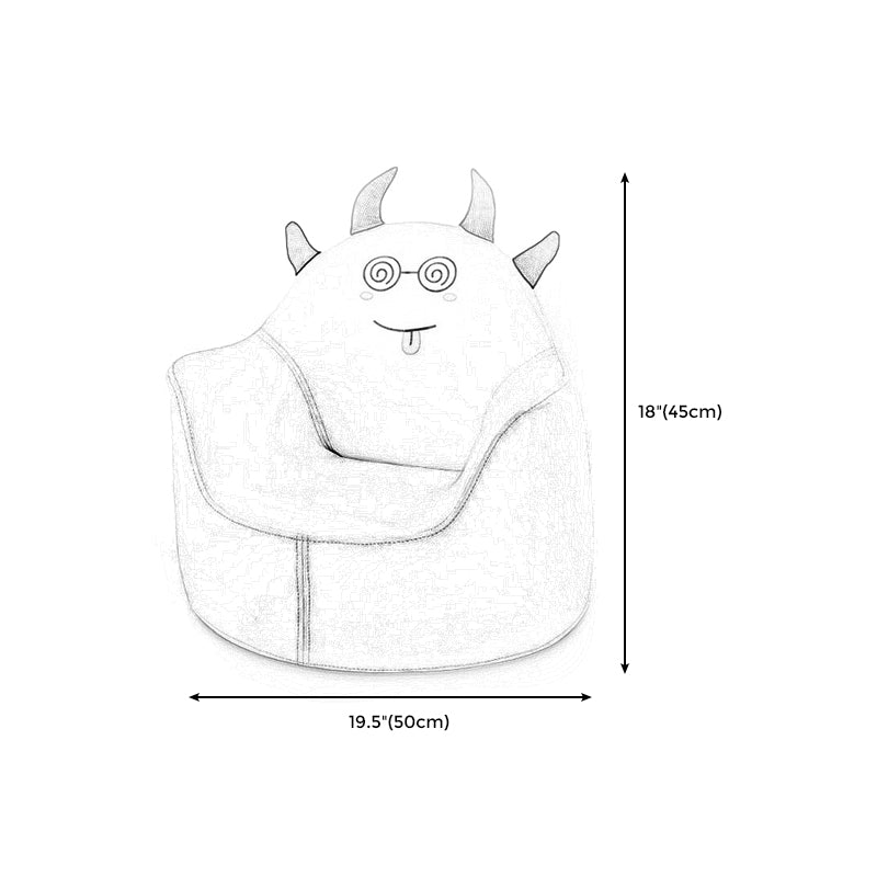 19.69"L x 19.69"W x 17.72"H Modern PU Camel Back Barrel Chair for Living Room