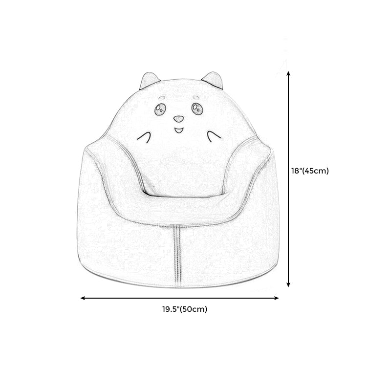 19.69"L x 19.69"W x 17.72"H Modern PU Camel Back Barrel Chair for Living Room