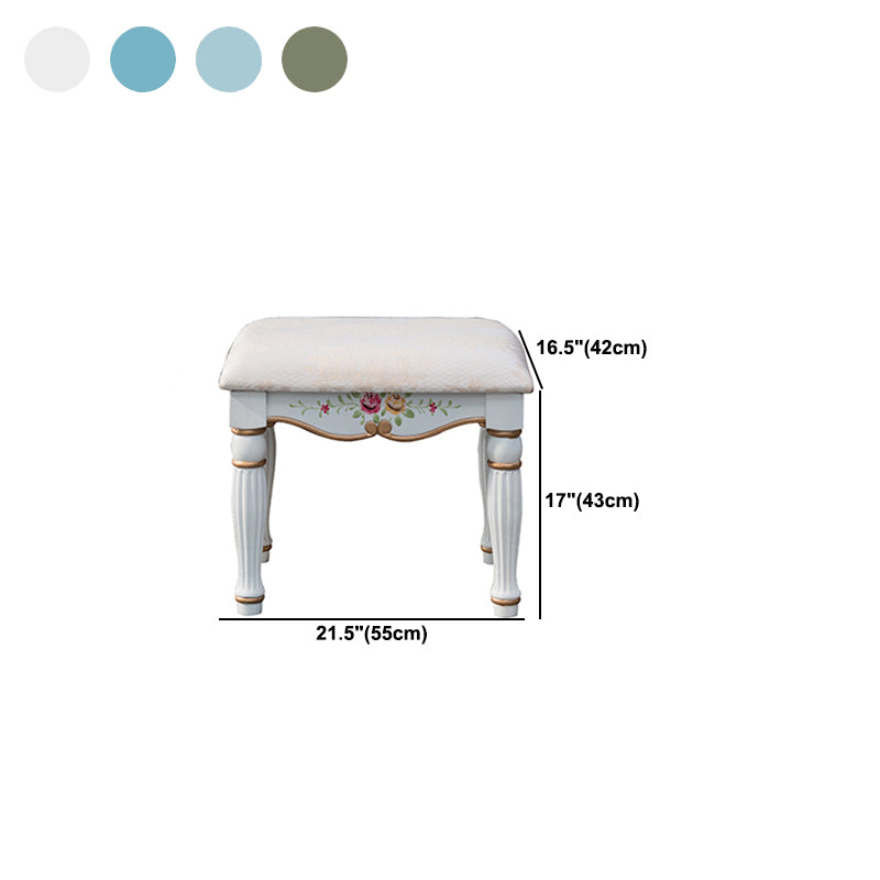 Victorian Makeup Vanity Table with Stool and Mirror Dresser With Storage Drawers