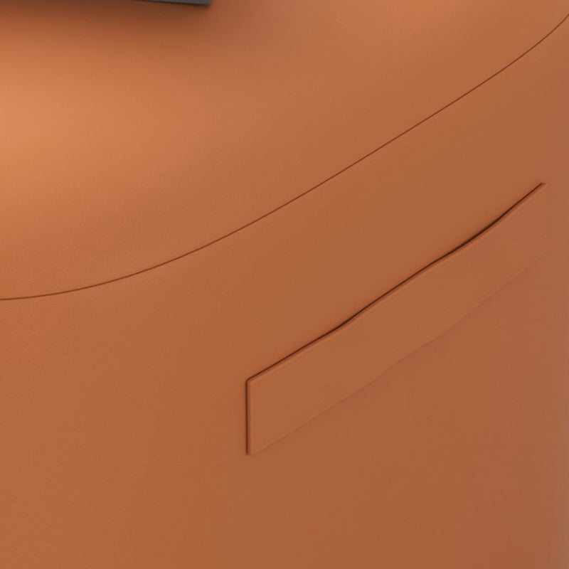 Trendy Square Leather Ottoman Plain Waterproof Indoor Foot Cube Ottoman Stool