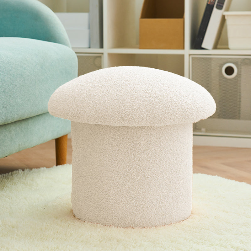 Contemporary Ottoman Tufted Mildew Resistant Mildew Resistant Velvet Specialty Ottoman