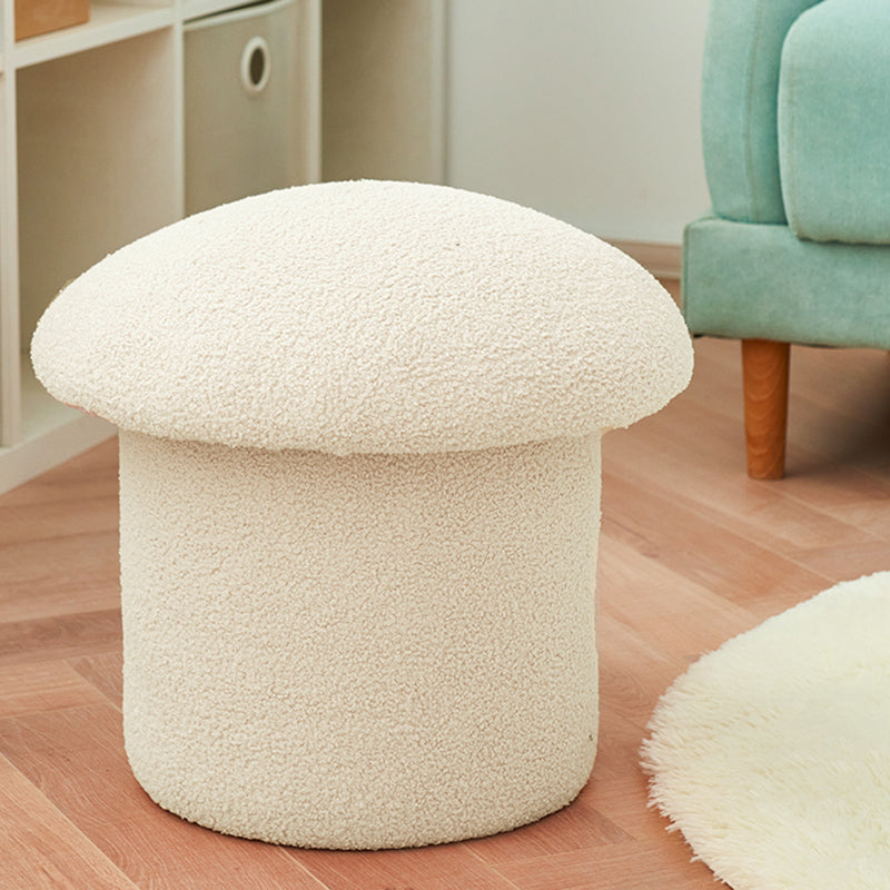 Contemporary Ottoman Tufted Mildew Resistant Mildew Resistant Velvet Specialty Ottoman