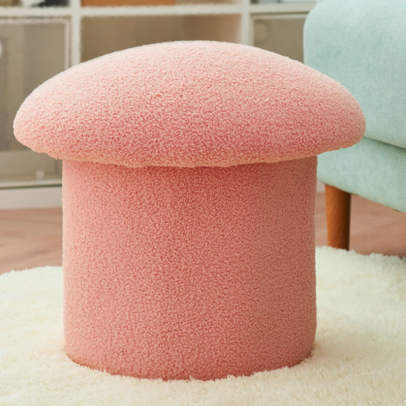 Contemporary Ottoman Tufted Mildew Resistant Mildew Resistant Velvet Specialty Ottoman