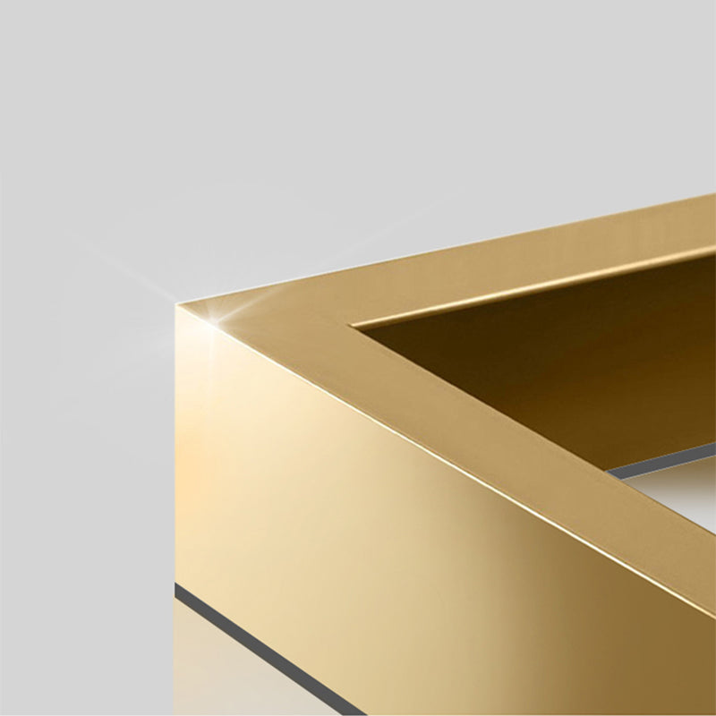 Leather Bed,Queen Metal Frame Panel Bed with Scooped Headboard