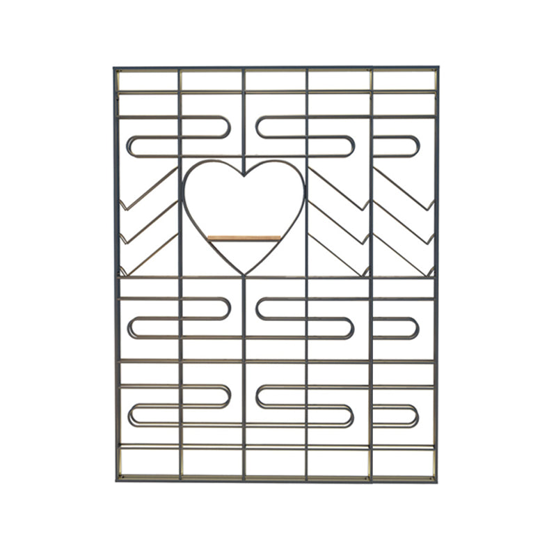 Industrial Floor Wine Rack Bottle Wine Rack Metal Bottle Holder in Black