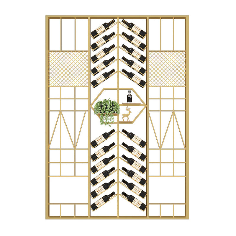 Industrial Floor Wine Rack Bottle Wine Rack Metal Bottle Holder in Black