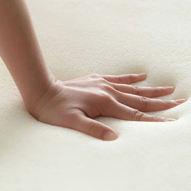 Contemporary Round Couch Ottoman Plain Cotton Water Resistant Target Pouf