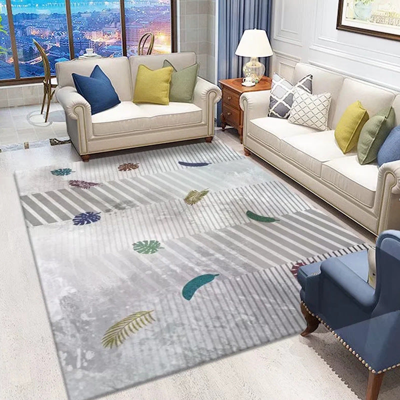 Contemporary Area Carpet Abstract Pattern Rug Stain Resistant Area Rug for Living Room