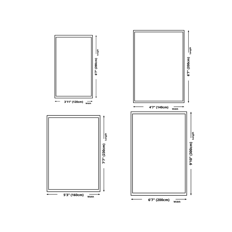 Contemporary Living Room Rug Graphic Print Carpet Polyester Stain Resistant Indoor Rug