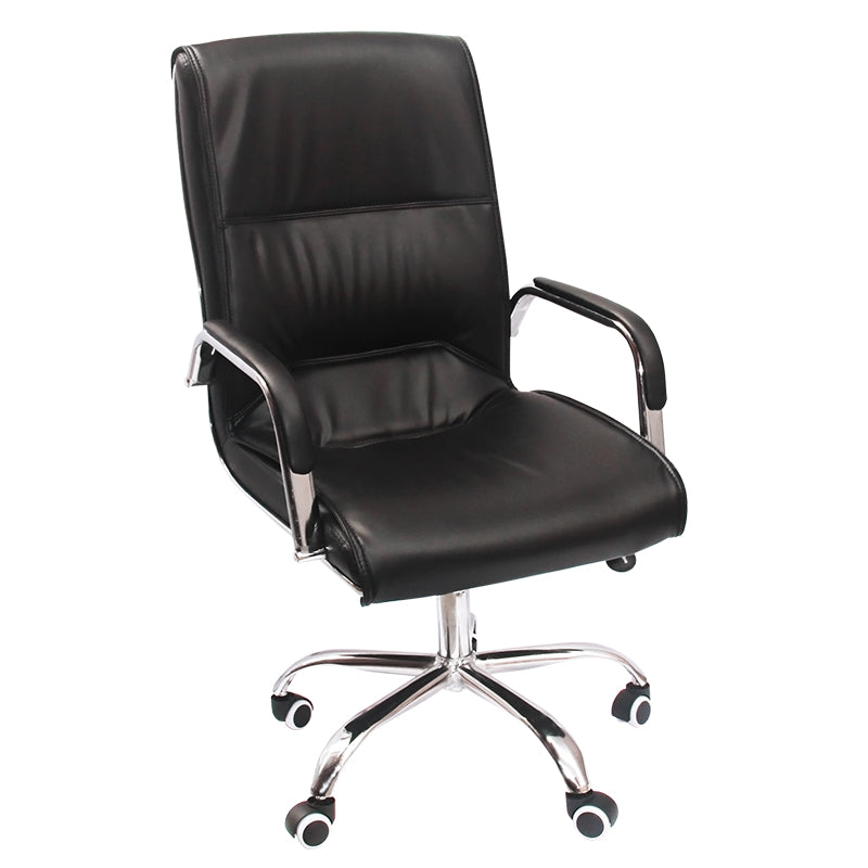 Modern Computer Faux Leather Chair Ergonomic Office Chair with Upholstered
