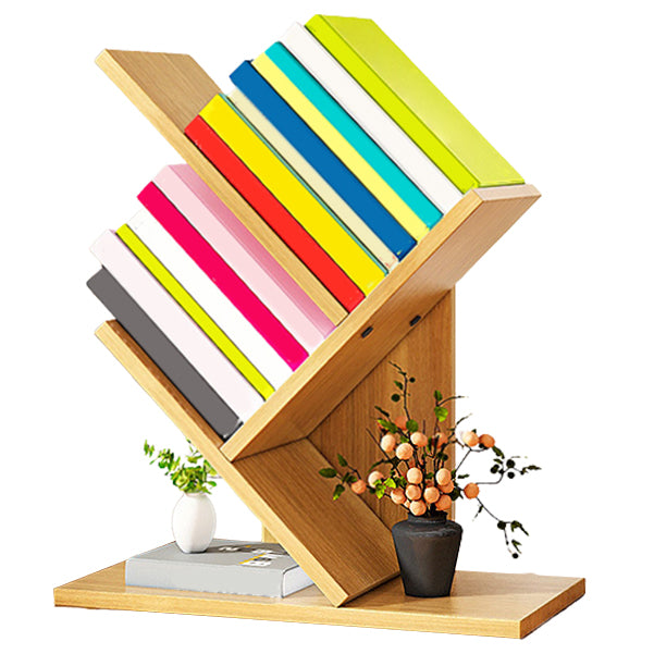 Contemporary Living Room Etagere Shelf Manufactured Wood Bookshelf