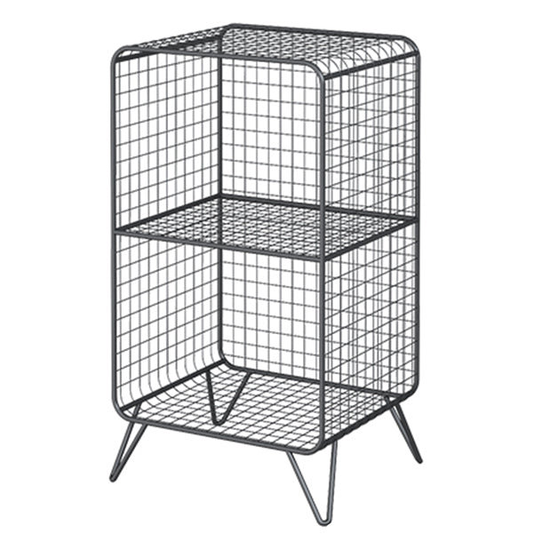 Metal Rectangle Closed Storage Bookcase Nordic Standard Bookshelf
