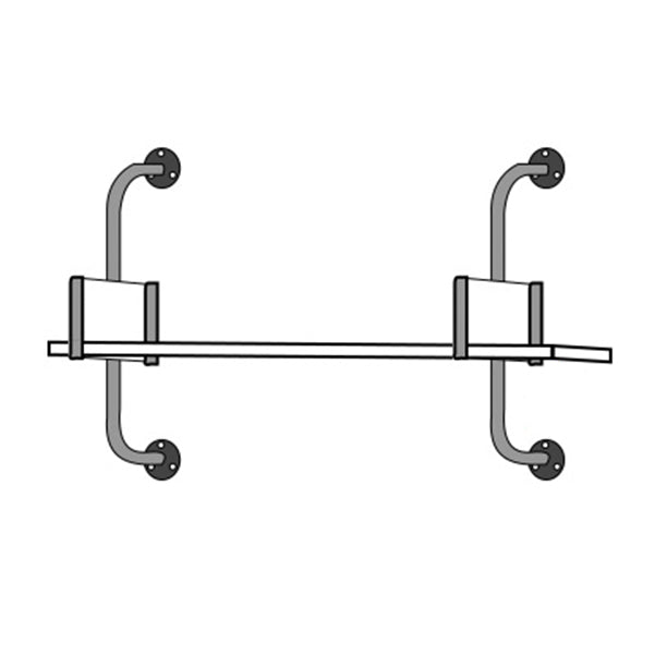 Wooden Floating Storage Bookshelf Modern Wall Mounted Bookcase