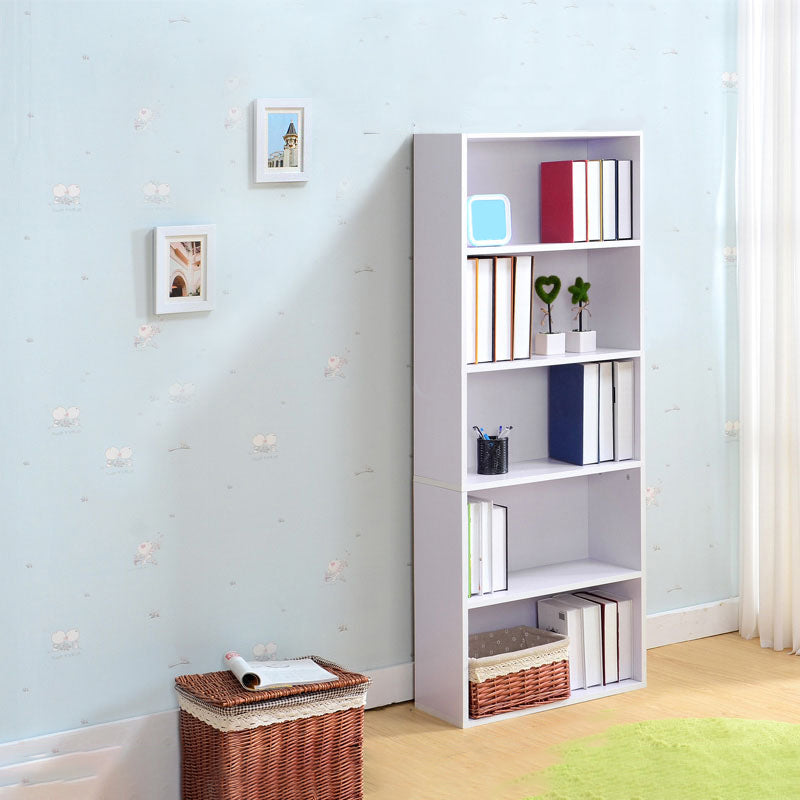 Closed Wooden Bookcase Modern Minimalist Home Living Room Bedroom Rectangular Bookshelf