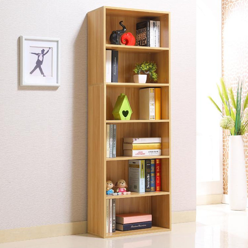 Closed Wooden Bookcase Modern Minimalist Home Living Room Bedroom Rectangular Bookshelf