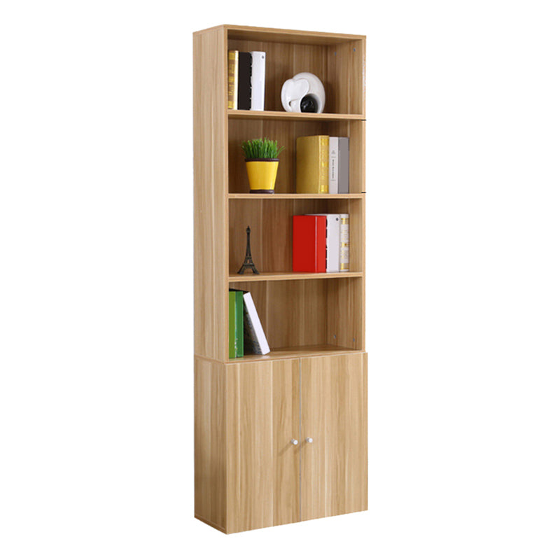 Closed Wooden Bookcase Modern Minimalist Home Living Room Bedroom Rectangular Bookshelf