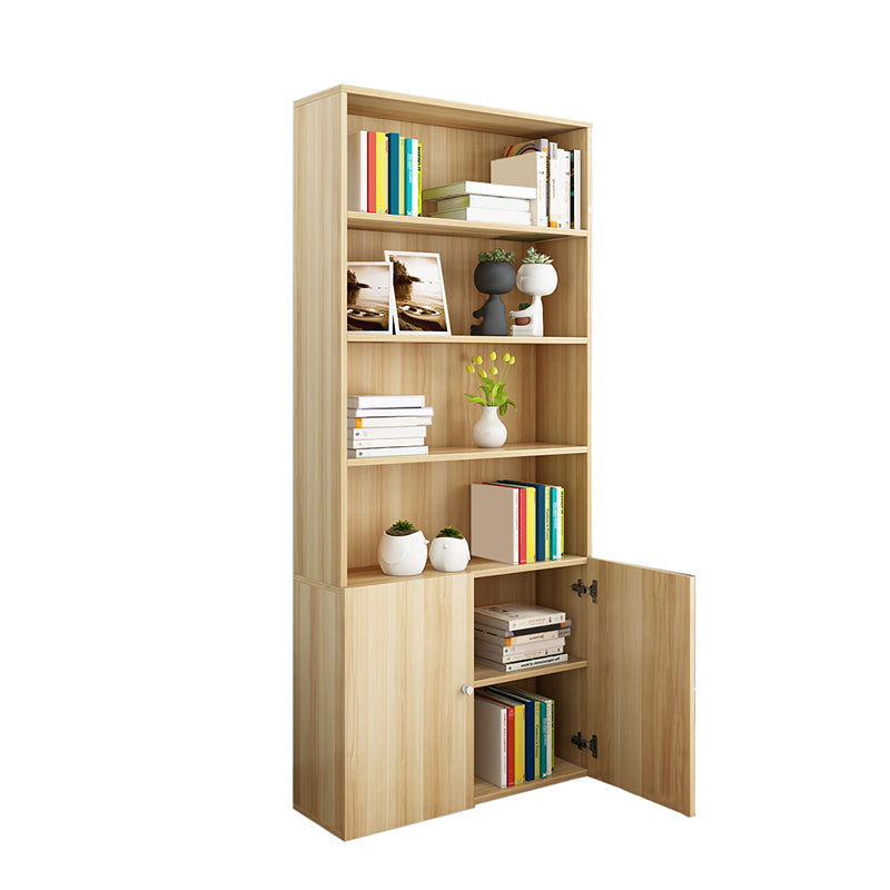 Closed Wooden Bookcase Modern Minimalist Home Living Room Bedroom Rectangular Bookshelf