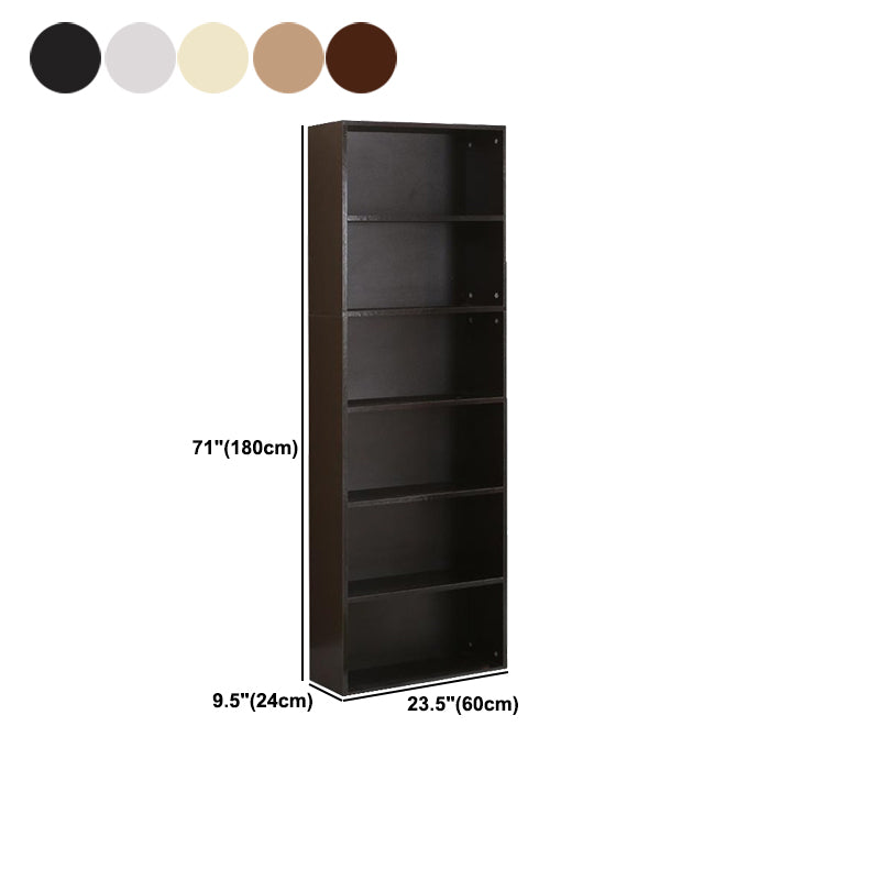 Closed Wooden Bookcase Modern Minimalist Home Living Room Bedroom Rectangular Bookshelf