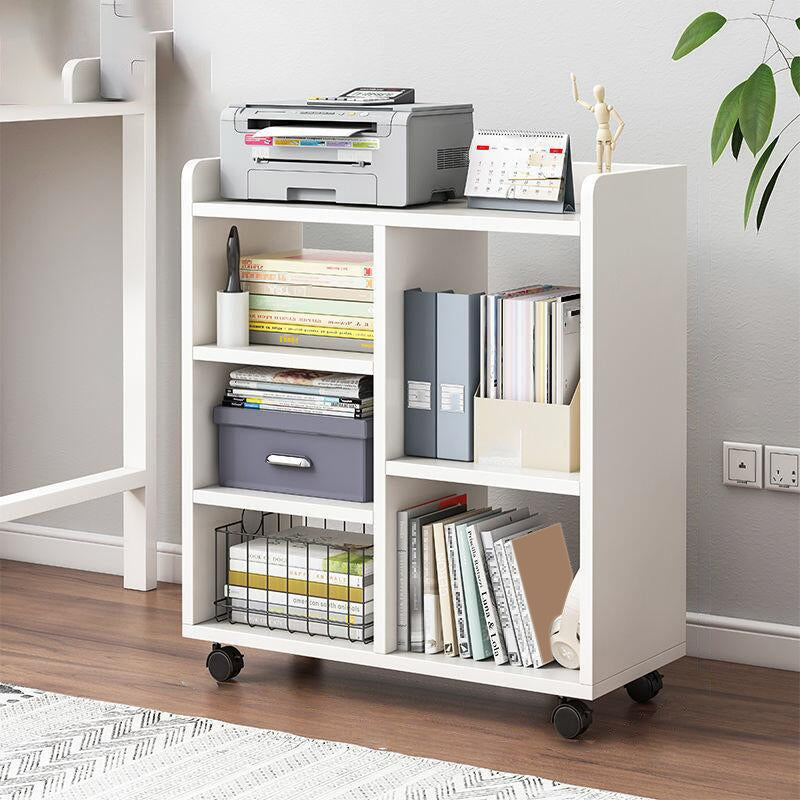 Modern Wooden Storage Bookshelf Home Office Bookcase with Shelf