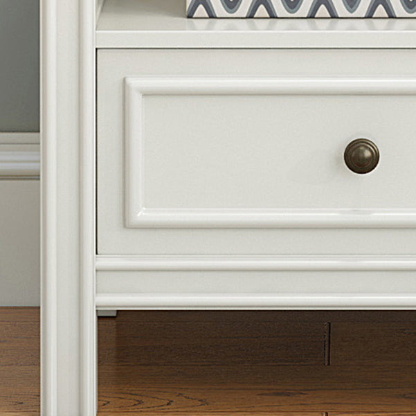 Rectangle Standard Solid Wood Bookcase Nordic Closed Back Bookshelf