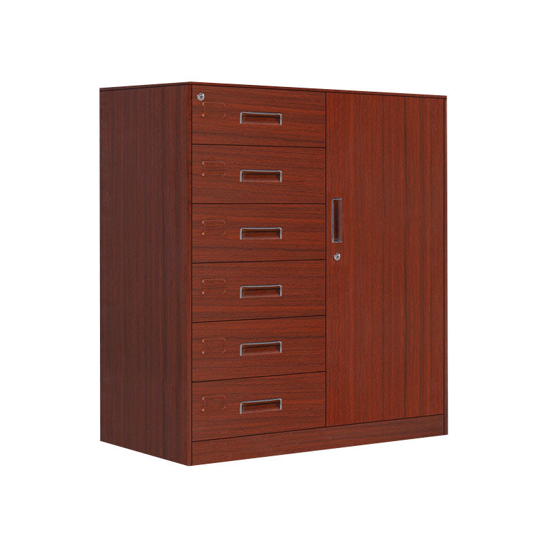 Closed Standard Bookshelf Modern Minimalist Metal Rectangular Bookcase