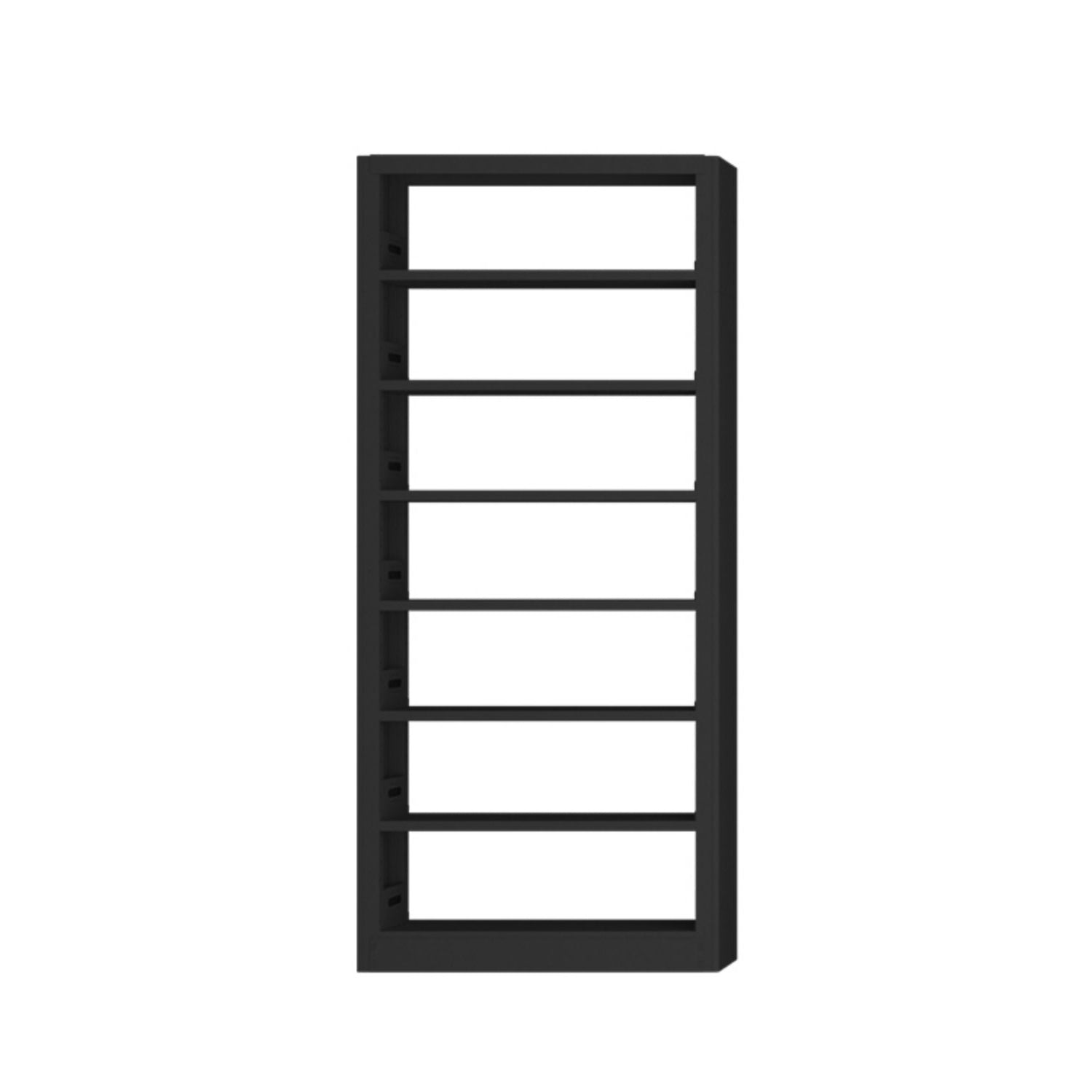 Open Steel Bookshelf Modern Home Office Rectangular Bookcase