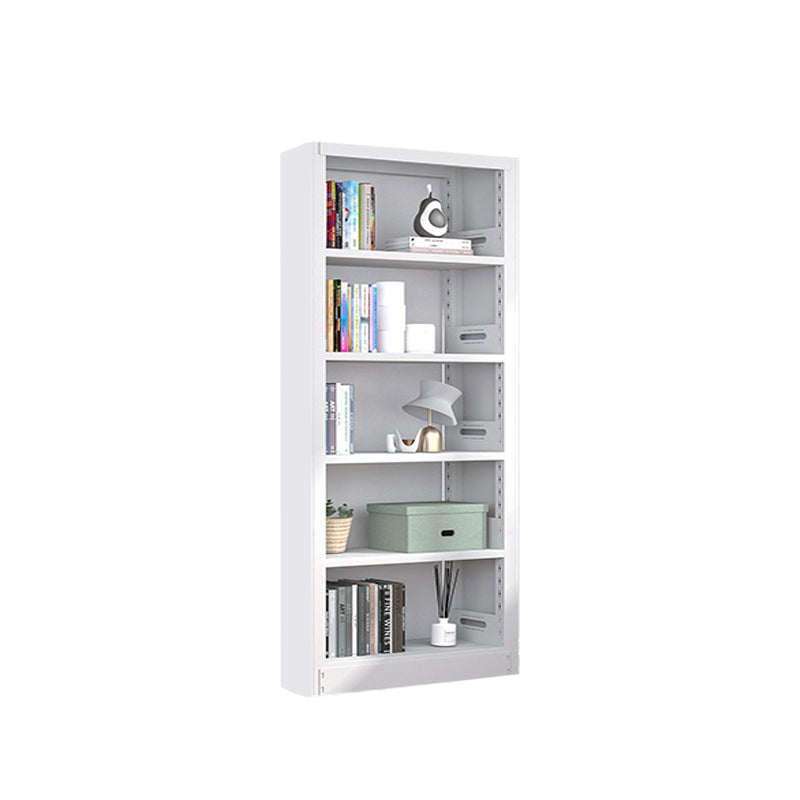 Open Steel Bookshelf Modern Home Office Rectangular Bookcase