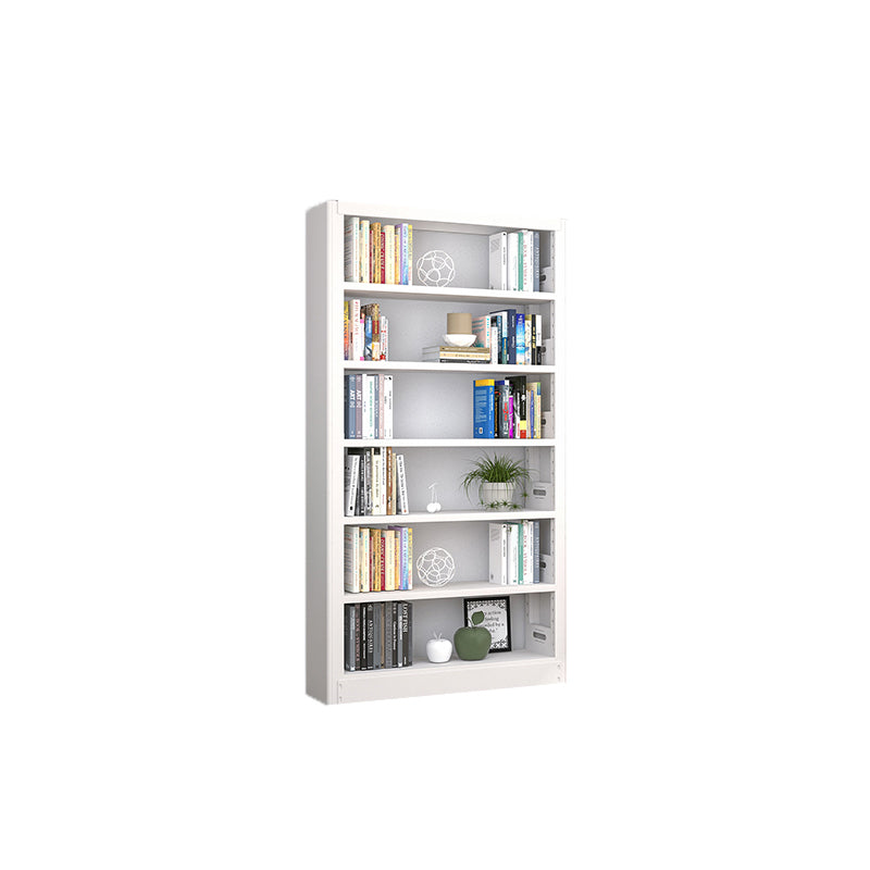 Open Steel Bookshelf Modern Home Office Rectangular Bookcase