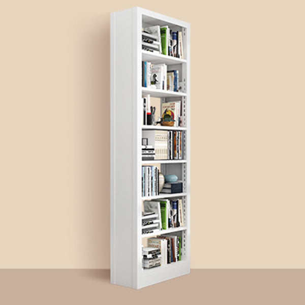 Open Metal Bookshelf Modern Home Living Room Rectangular Bookcase