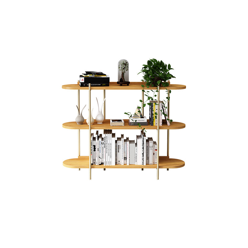 Etagere Bookcase Scandinavian Open Back Bookshelf with Shelves