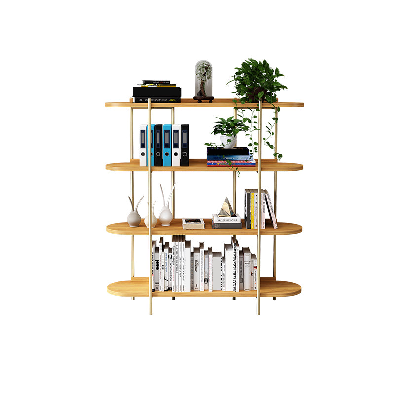 Etagere Bookcase Scandinavian Open Back Bookshelf with Shelves