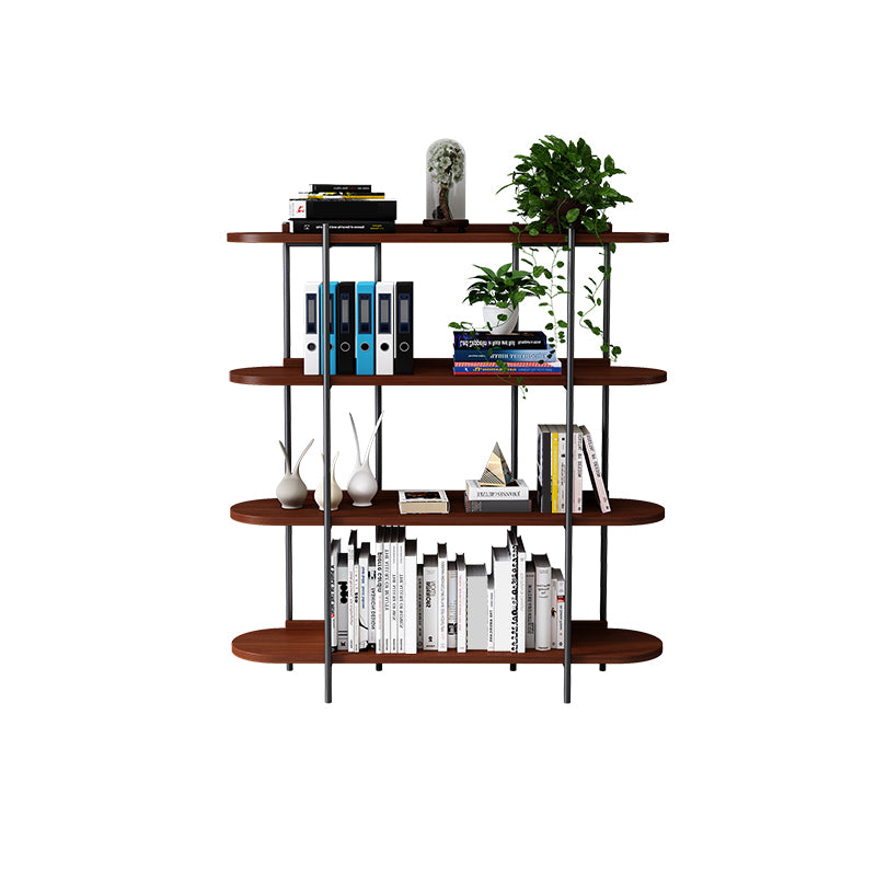 Etagere Bookcase Scandinavian Open Back Bookshelf with Shelves