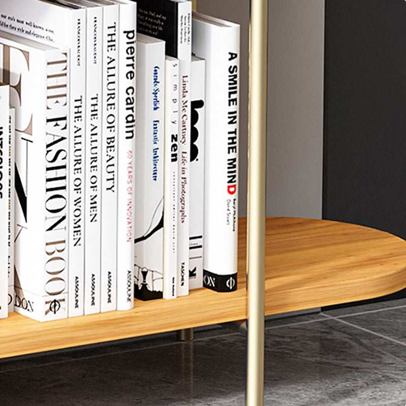 Etagere Bookcase Scandinavian Open Back Bookshelf with Shelves