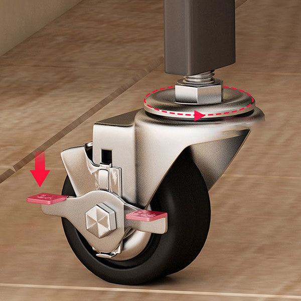 Modern Style Bookshelf Metal Open Back Folding Bookcase for Office