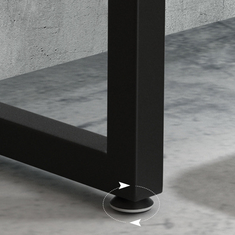 Industrial 1/5/9 Pieces Bar Table Set Rectangle Pine Wood Counter Table with Stools