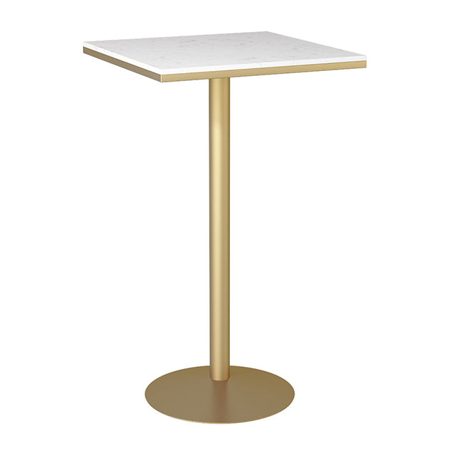 Modern Marble Counter Height Set 1/2/3/5 Pieces Shop Fixed Table Bar Set