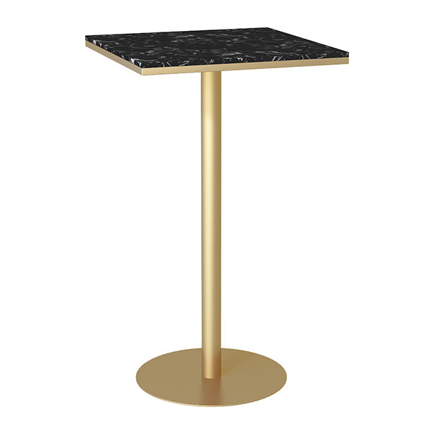 Modern Marble Counter Height Set 1/2/3/5 Pieces Shop Fixed Table Bar Set