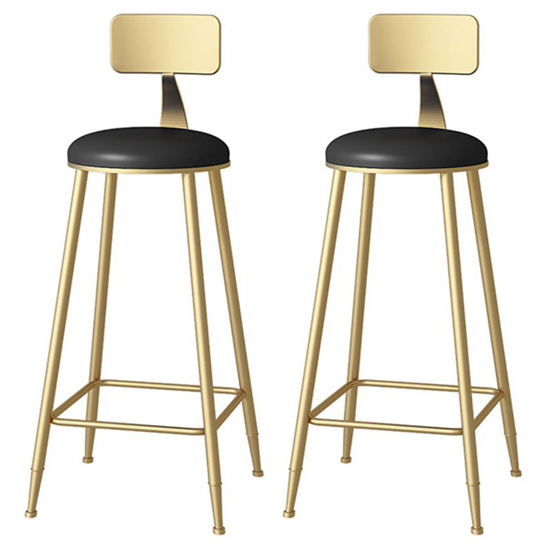 Modern Marble Counter Height Set 1/2/3/5 Pieces Shop Fixed Table Bar Set