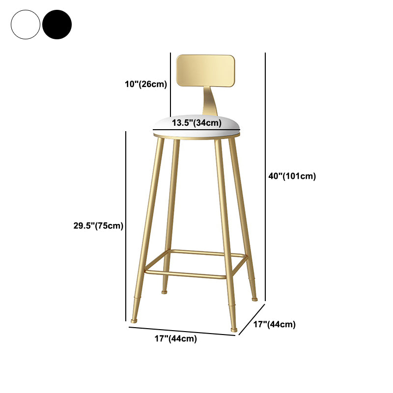 Modern Marble Counter Height Set 1/2/3/5 Pieces Shop Fixed Table Bar Set