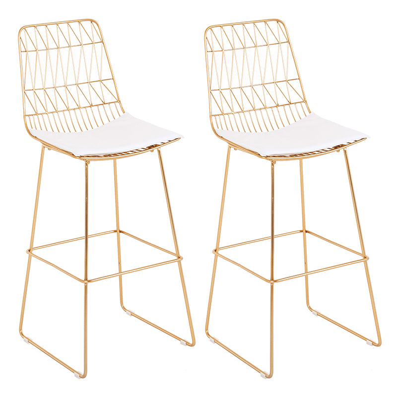 Glam White Wood Table and Stool Set 1/2/3/5 Pieces Double Pedestal Counter Set