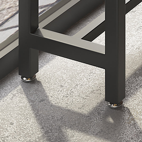 Modern 1/7 Pieces Bar Table Set Rectangle Pine Wood Counter Table for Milk Tea Shop