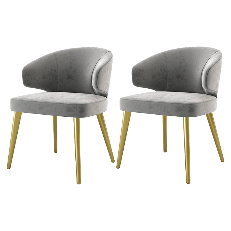 Modern Rectangle Dining Set 1/2/5 Pieces Stone Top Indoor Dinette Set with Gold Base