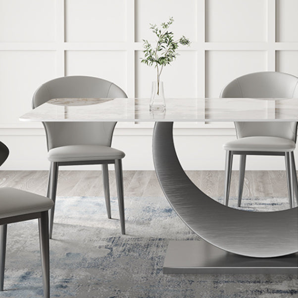 Designer Style Sintered Stone Top Dining Set Rectangle 1/2/3/4/5/7 Pieces Dining Table Set