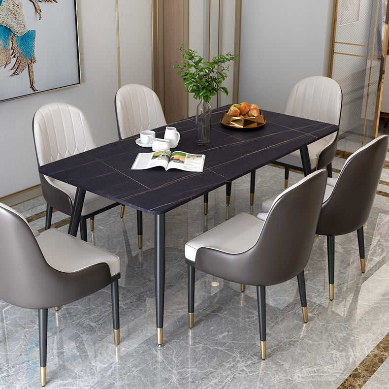 Modern 1/2/5/6/7 Pieces Dining Set Stone Top Dining Furniture Set
