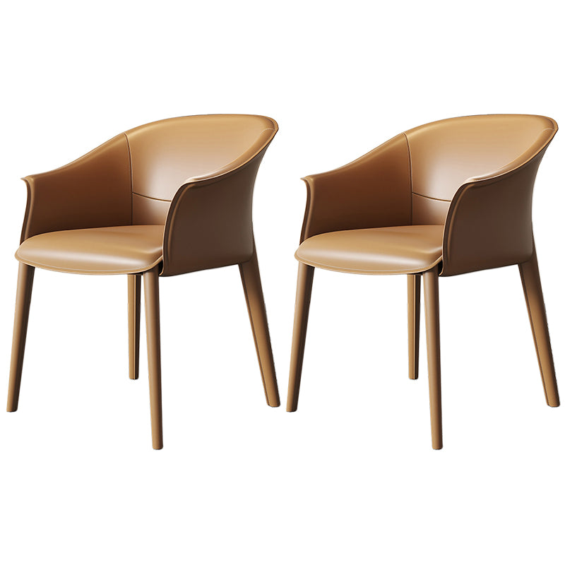 Contemporary Metal Dining Room Chair Leather Dining Chairs for Home Use